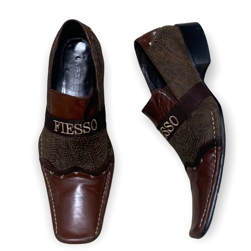 Men's Brown Leather Dress Shoes